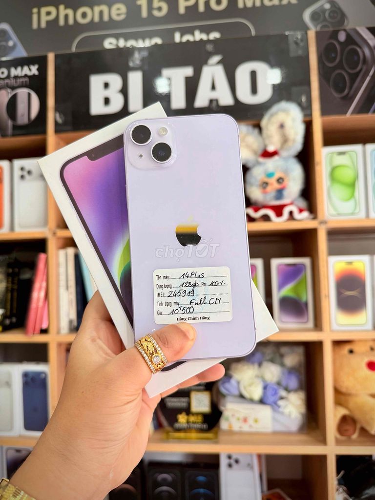 Apple iPhone 14 Plus 128GB Tím 97. Mua bán Điện thoại tại Thành phố Long Xuyên An Giang được đăng bởi Bi Táo Store hình 1