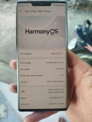 Huawei Mate 30pro. Mua bán Điện thoại tại Thành phố Vị Thanh Hậu Giang được đăng bởi Nguen