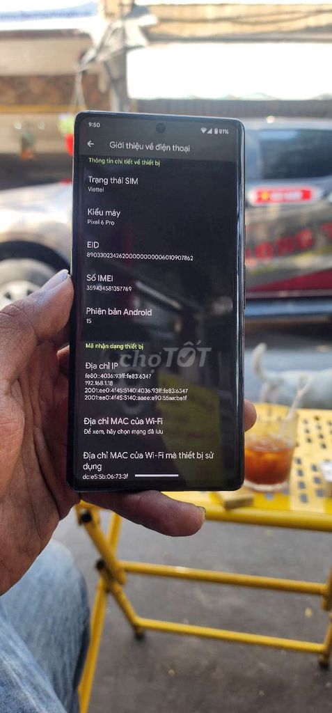 Google Pixel 6 Pro Đen. Mua bán Điện thoại tại Quận 7 Tp Hồ Chí Minh được đăng bởi Phát Black hình 1