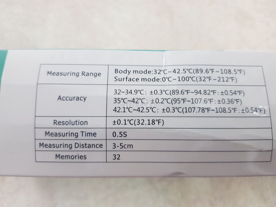 Máy đo nhiệt độ cơ thể người - Nhiệt kế điện tử