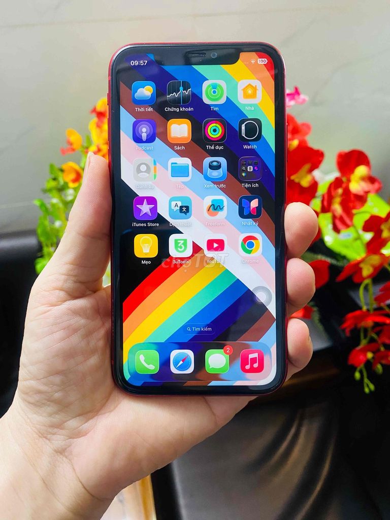 iPhone 11 64GB Đỏ, zin, sạch icloud, full cn. Mua bán Điện thoại tại Quận Tân Bình Tp Hồ Chí Minh được đăng bởi ANH ĐỨC Store hình 1