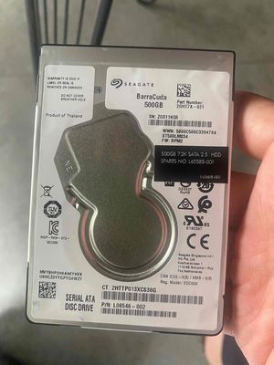Ổ cứng 500G Slim 7200rpm Bacura zin 100% chuẩn. Mua bán Linh kiện (RAM, Card...) tại Quận 1 Tp Hồ Chí Minh được đăng bởi Nguyễn