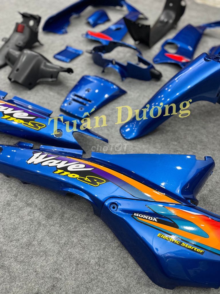 W Thái Xanh Dương - Dàn Áo Xe Máy Cực Đẹp. Mua bán Phụ tùng xe tại Quận Hà Đông Hà Nội được đăng bởi Phụ Tùng Xe Tuấn Dương hình 5