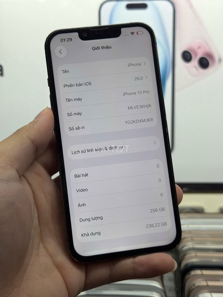 💎13 pro quốc tế 256 thay màn 120hz mượt đẹp. Mua bán Điện thoại tại Quận Thanh Xuân Hà Nội được đăng bởi Thành Vũ Mobile hình 5