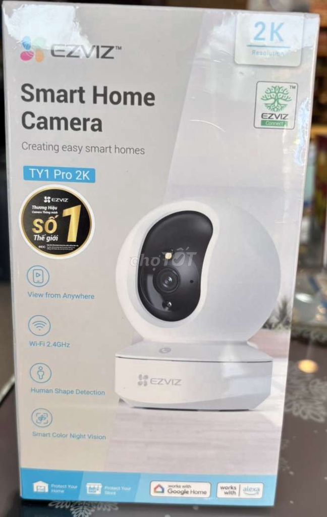 Camera EZVIZ TY1 Pro 2K. Mua bán Máy ảnh, Máy quay tại Huyện Chợ Lách Bến Tre được đăng bởi Võ Hoàng Nguyên hình 1