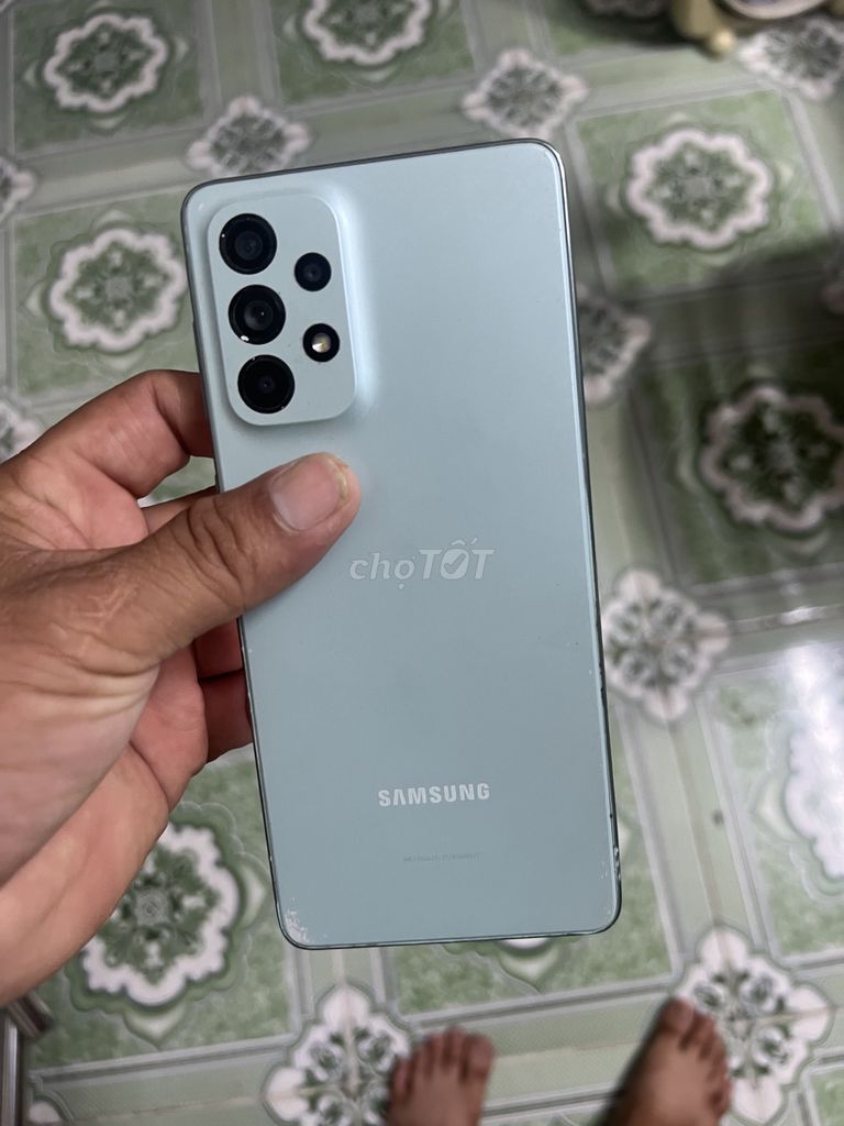 Samsung A73 Xanh nhạt Sọc màn hình. Mua bán Điện thoại tại Thành phố Thủ Đức Tp Hồ Chí Minh được đăng bởi minh hình 1