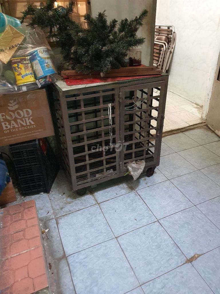 Chuồng chó kim loại 70x50x70cm. Mua bán Phụ kiện, Thức ăn, Dịch vụ tại Quận 3 Tp Hồ Chí Minh được đăng bởi Duy hình 1