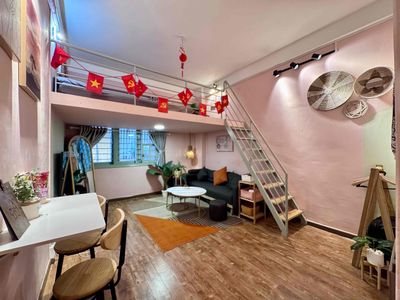 Chung Cư Cũ_ Dạng Gác 25m2 Full NT_ Cho Thuê Dài Hạn_Ngay Chợ BThanh