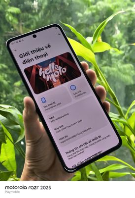 Motorola Razr 60 5G 2 sim 8/256GB/ZIN ĐẸP/TẶNG SẠC. Mua bán Điện thoại tại Quận Thanh Xuân Hà Nội được đăng bởi Playmobile Hà Nội 102 Thượng Đình