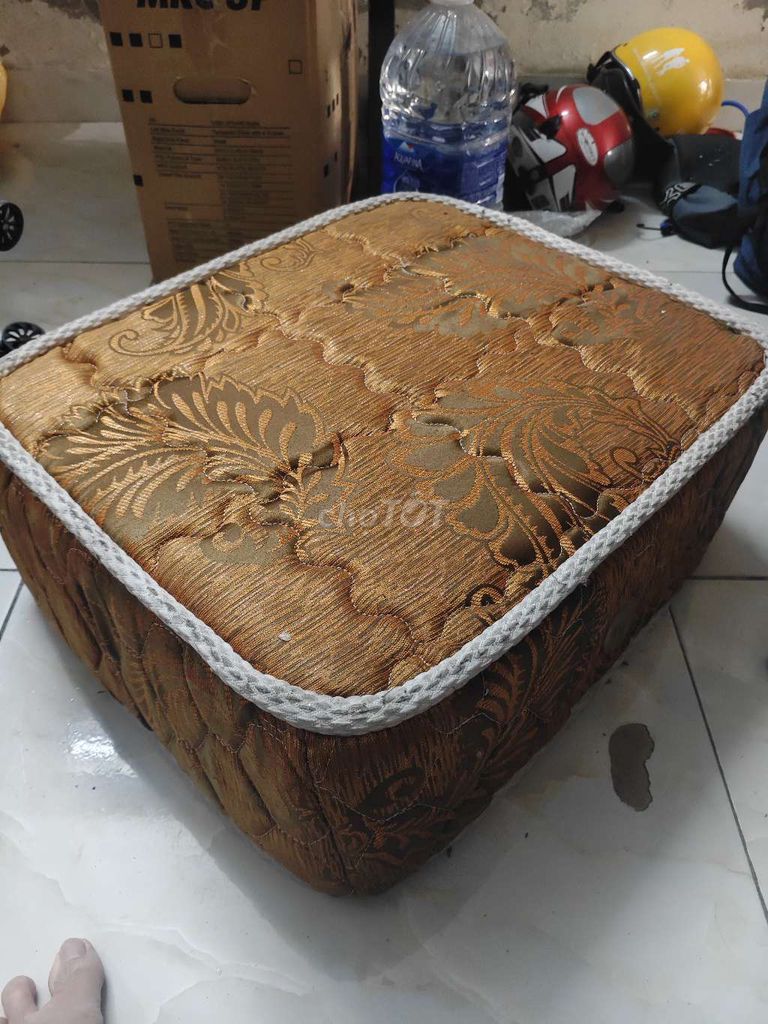 Đệm ngồi Vải Hoa văn. Mua bán Giường, chăn ga gối nệm tại Huyện Thanh Trì Hà Nội được đăng bởi dương việt hùng hình 1
