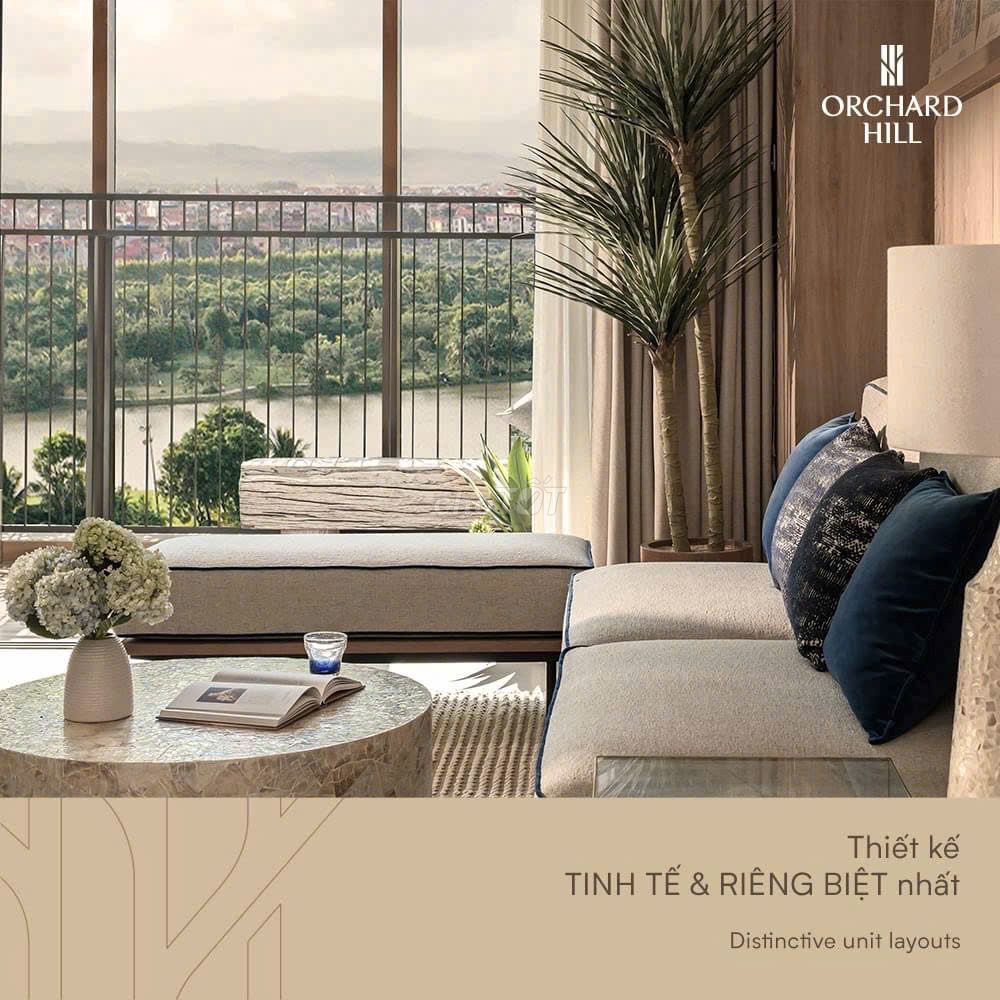 Mở bán CH Orchard Hill VIP nhất Bình Dương, 48tr/m2, ts cho thuê 7.5%