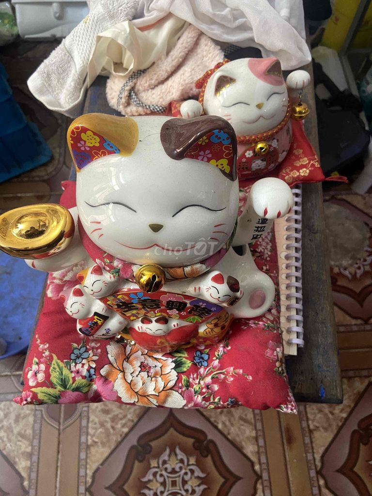 Mèo thần tài Gốm sứ Đã qua sử dụng. Mua bán Đồ sưu tầm, đồ cổ tại Quận Tân Bình Tp Hồ Chí Minh được đăng bởi Nguyen Nhat Vy hình 1
