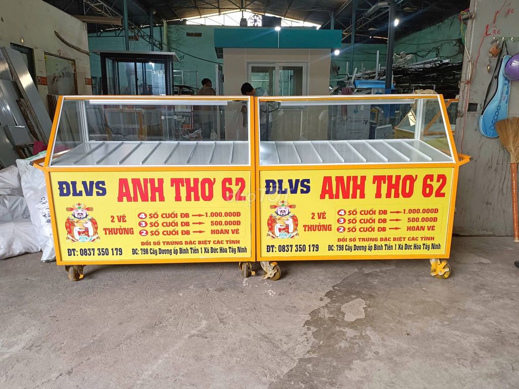 tủ vé số, tủ trưng bày 1.2m. Mua bán Đồ chuyên dụng, Giống nuôi trồng tại Quận 12 Tp Hồ Chí Minh được đăng bởi Tủ vé số hình 1
