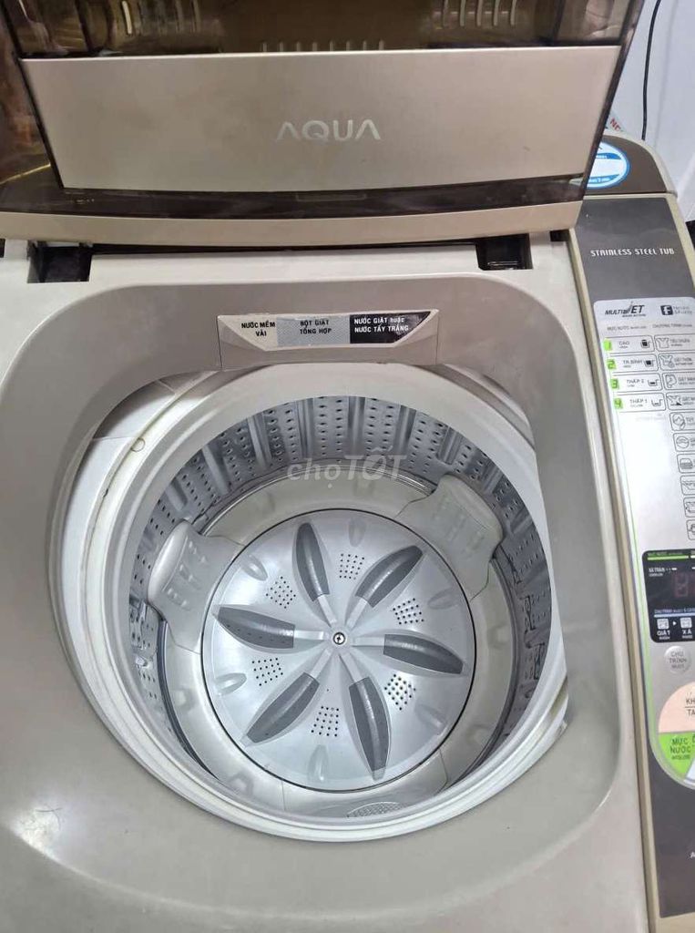 Cửa trên 8kg aqua lồng nghiêng giặt sạch. Mua bán Máy giặt tại Quận 6 Tp Hồ Chí Minh được đăng bởi Điện lạnh cũ giá tốt hình 1