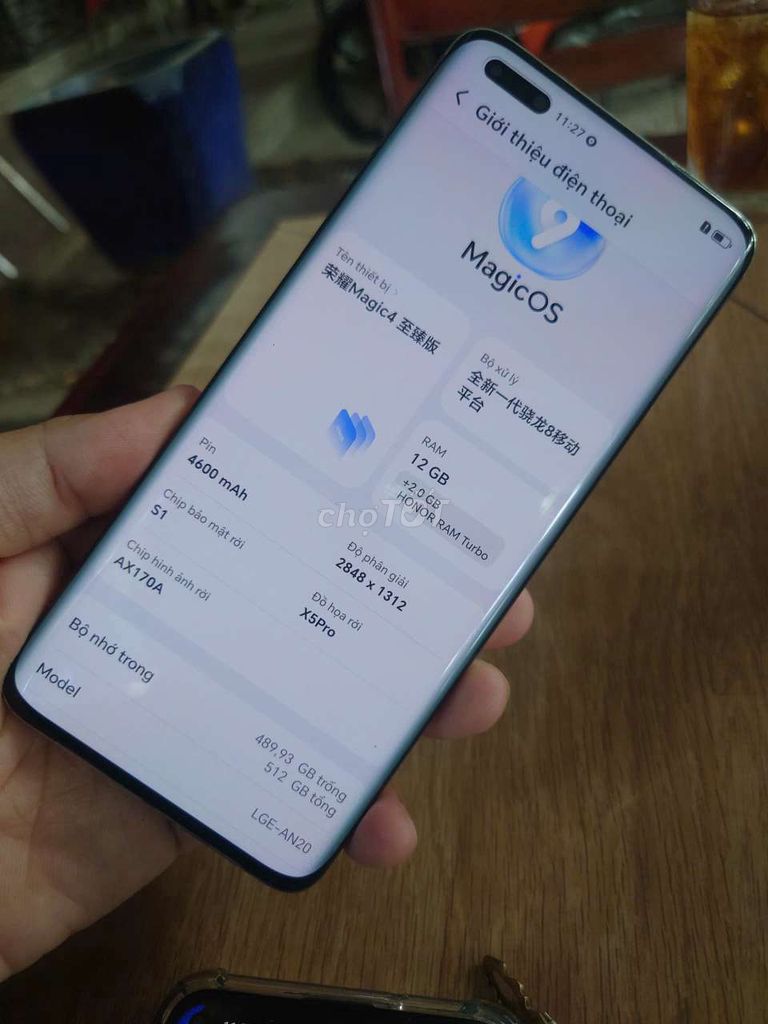 Honor Magic 4 Ultimate 512GB Trắng. Mua bán Điện thoại tại Huyện Phong Điền Cần Thơ được đăng bởi Tên chưa cung cấp hình 1