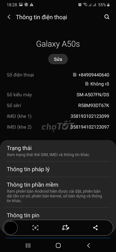 0909440640 - Samsung A50s zin có GL còn bh