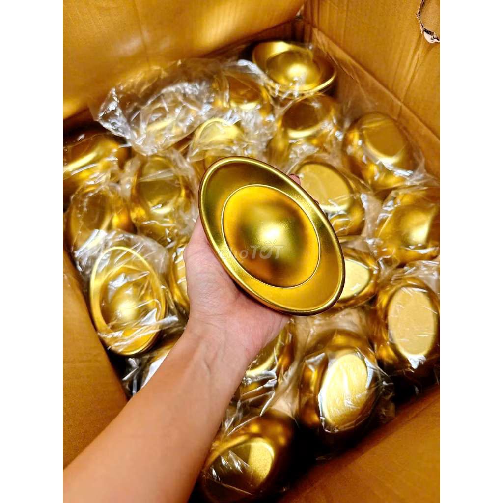 Thỏi Vàng Chiêu Tài Lộc. Mua bán Cây cảnh, đồ trang trí tại Huyện Đức Hòa Long An được đăng bởi Du Yên hình 1