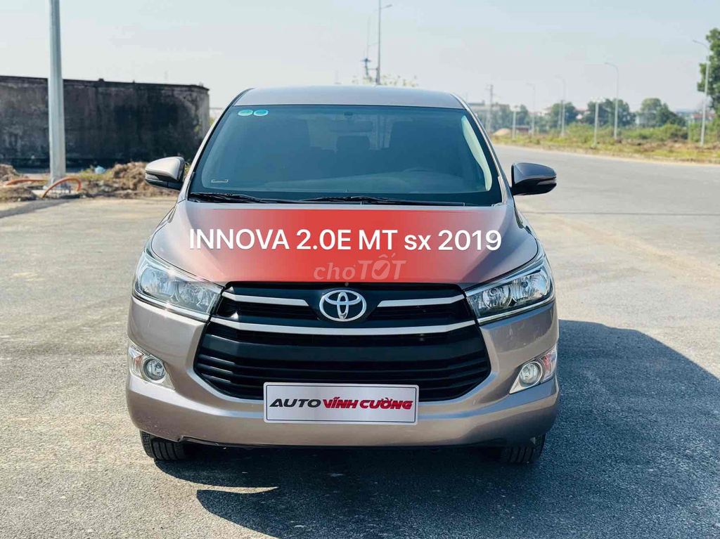 Toyota Innova 2019 2.0E MT Nâu. Mua bán Ô tô tại Huyện Sóc Sơn Hà Nội được đăng bởi AUTO VĨNH CƯỜNG hình 1