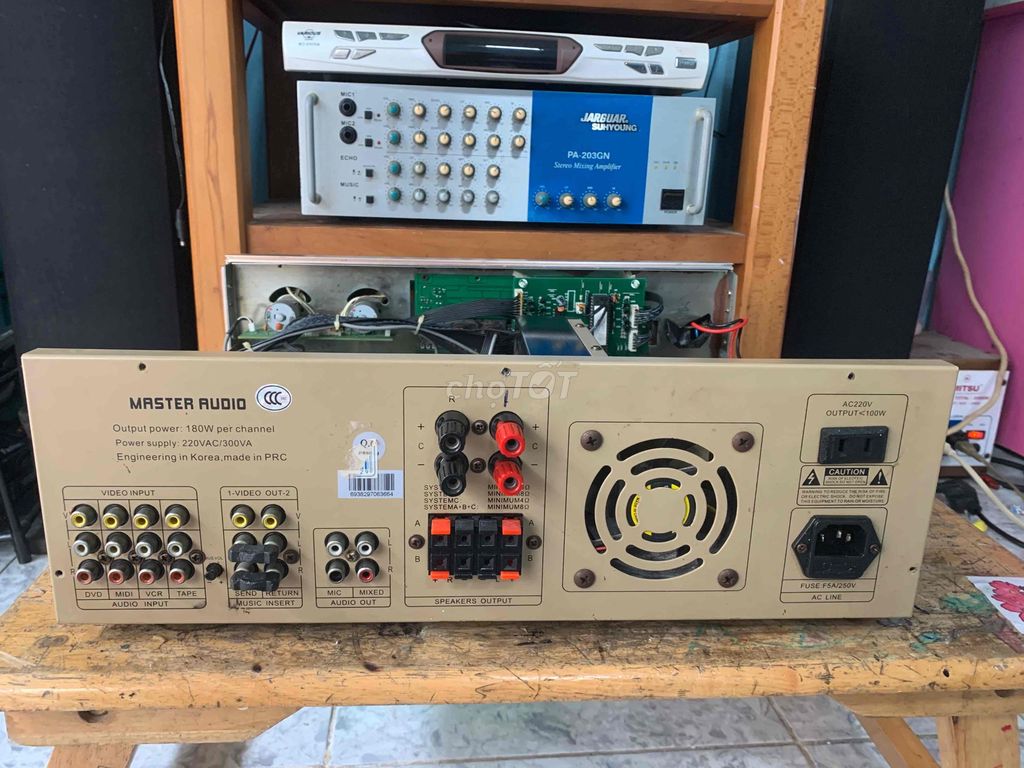 Amply karaoke Master Audio HS-8200G Bạc. Mua bán Tivi, Âm thanh tại Quận Bình Tân Tp Hồ Chí Minh được đăng bởi trí  nguyễn hình 1