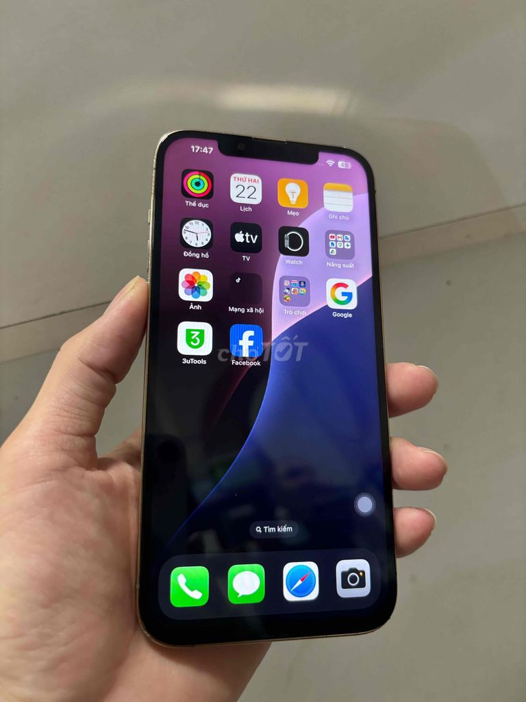 Apple iPhone 13 Pro Max Vàng dùng wifi. Mua bán Điện thoại tại Quận Ninh Kiều Cần Thơ được đăng bởi everest hình 1