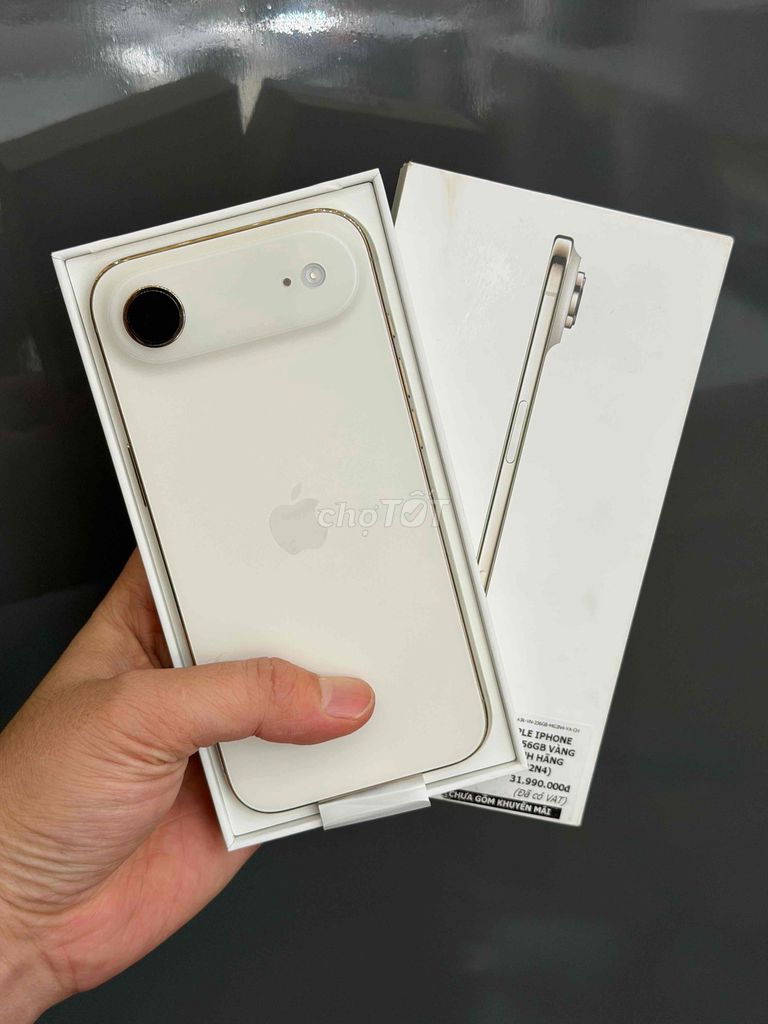 17 Air 256GB Vàng VN Pin 100 Sạc 1L Bh 6/2027 keng. Mua bán Điện thoại tại Quận Ninh Kiều Cần Thơ được đăng bởi Quý Mobile Cần thơ hình 1