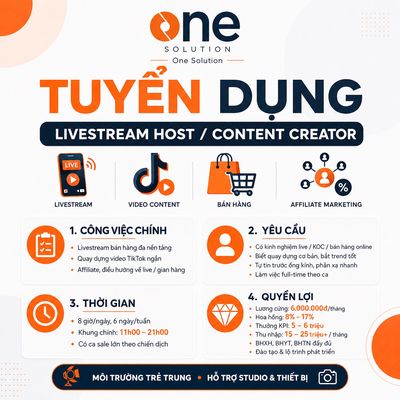 LIVESTREAM CONTENT CREATOR (FULL-TIME)   