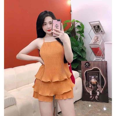 Đồ bộ đùi yếm tầng dập ly( có dây tăng chỉnh). Mua bán Quần áo tại Huyện Bình Chánh Tp Hồ Chí Minh được đăng bởi ngoc anh nguyen thi