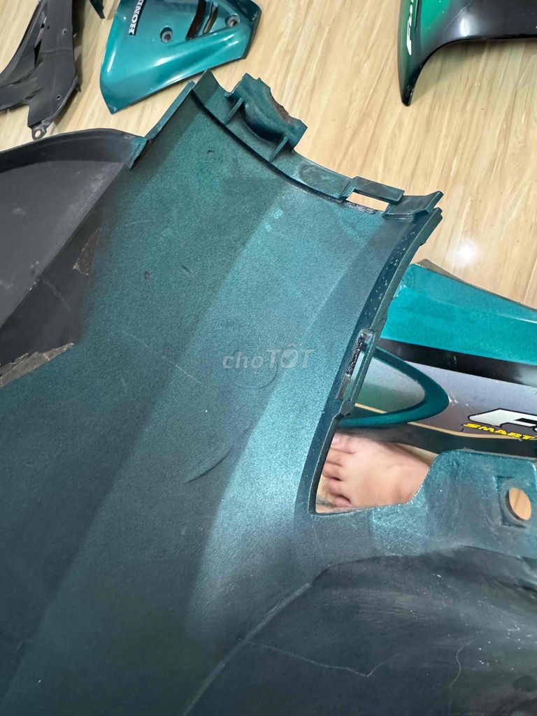 Tlý 1 bộ áo Fu2 xanh đen mộc + 1 bộ up Wave. Mua bán Phụ tùng xe tại Quận 4 Tp Hồ Chí Minh được đăng bởi Minh Lâm hình 3