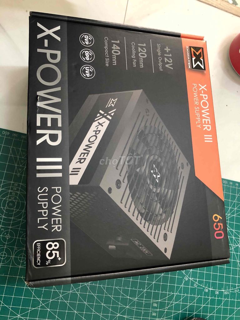 Nguồn xigmatek X-POWER III 650W ( NEW ). Mua bán Linh kiện (RAM, Card...) tại Huyện Đức Hòa Long An được đăng bởi QV computer  LK giá rẻ Đức hòa hình 1