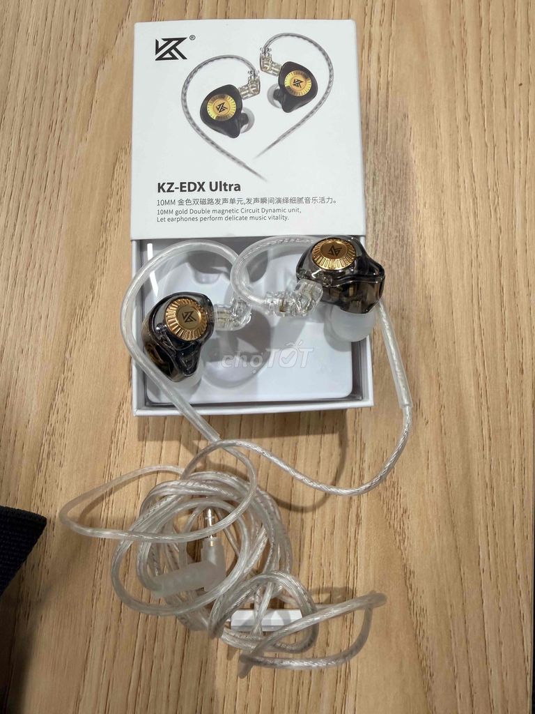 Tai nghe KZ EDX Ultra Đen Có dây. Mua bán Tivi, Âm thanh tại Quận Bình Thạnh Tp Hồ Chí Minh được đăng bởi Hoàng hình 1