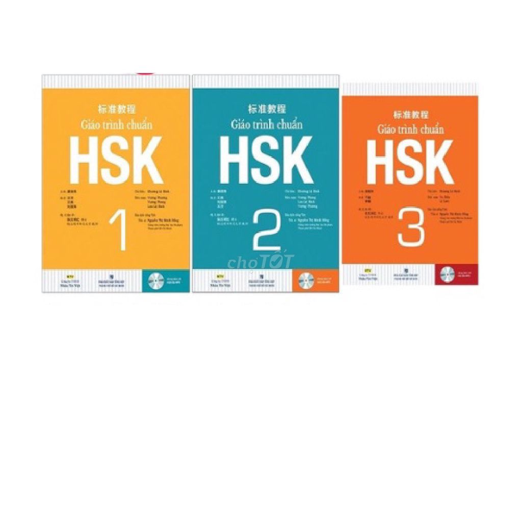 Sách Tiếng trunh HSK1, HSK2, HSK3