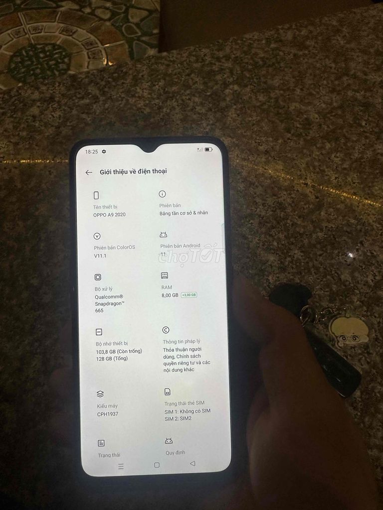 Oppo A9 2020 128GB Đen. Mua bán Điện thoại tại Huyện Thới Lai Cần Thơ được đăng bởi Nguyen Thanh Tung hình 1