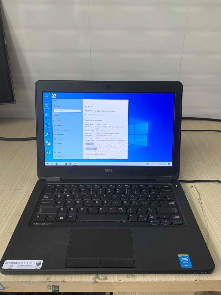 laptop Dell latitude 5250