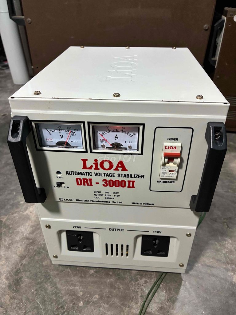 Ổn áp Lioa 3k, 5k, 7,5k, 10k, đổi nguồn. Mua bán Đồ chuyên dụng, Giống nuôi trồng tại Huyện An Lão Hải Phòng được đăng bởi Mr Hanh Lioa cũ HP hình 1