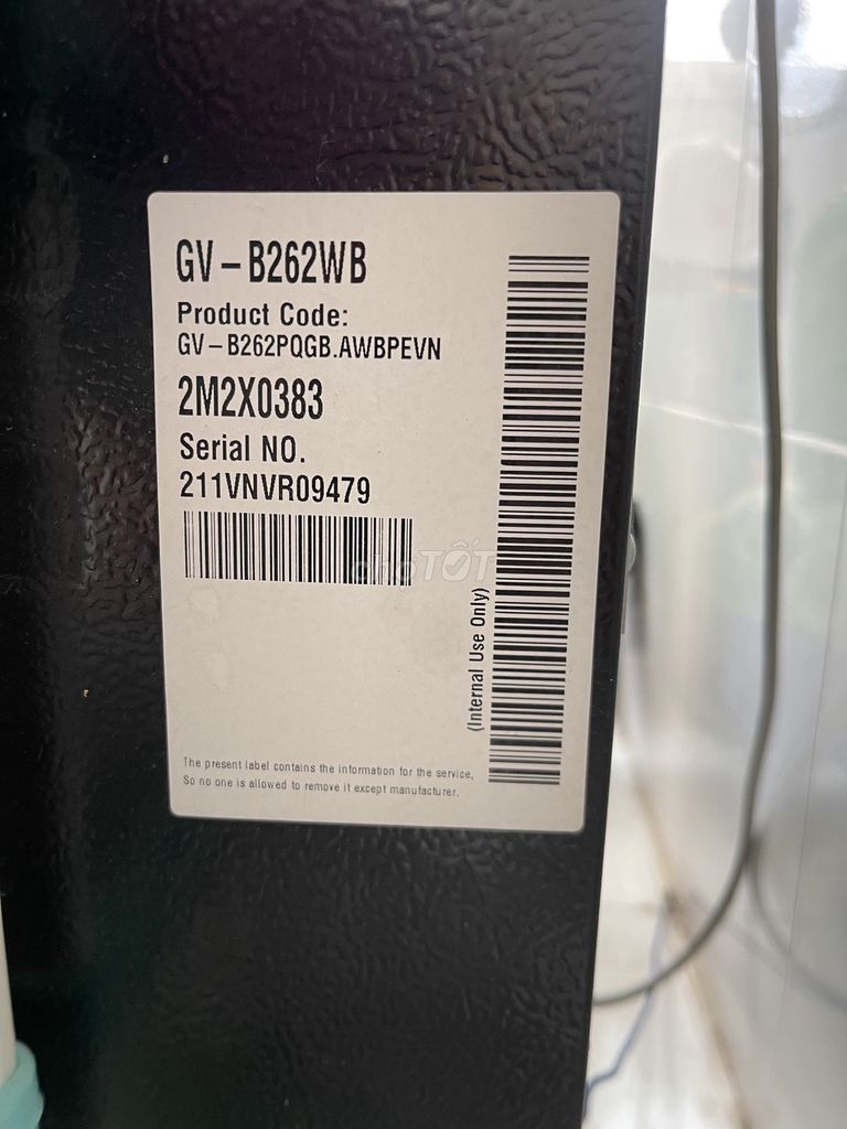 TỦ LẠNH INVERTER LG GV B262WB