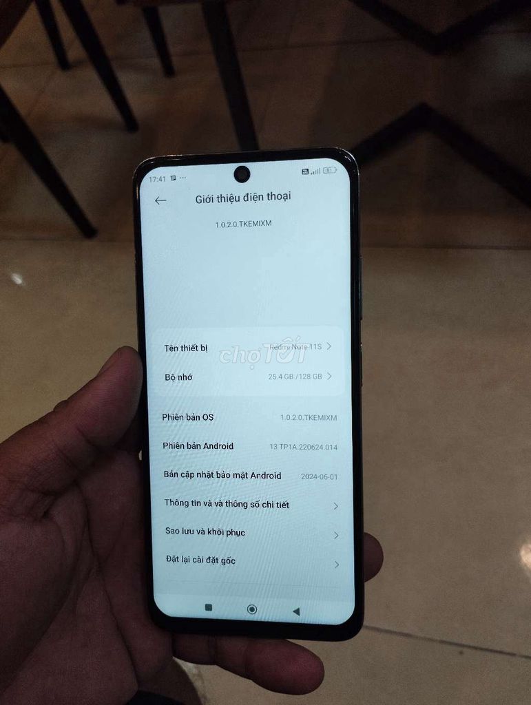 Xiaomi Redmi Note 11S 8GB/128GB. Mua bán Điện thoại tại Quận Ninh Kiều Cần Thơ được đăng bởi Mua bán trao đổi  hình 1