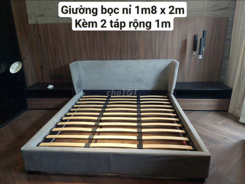 Giường ngủ 1m8 x 2m Đã sử dụng. Mua bán Giường, chăn ga gối nệm tại Quận Hà Đông Hà Nội được đăng bởi Vũ văn khương hình 1