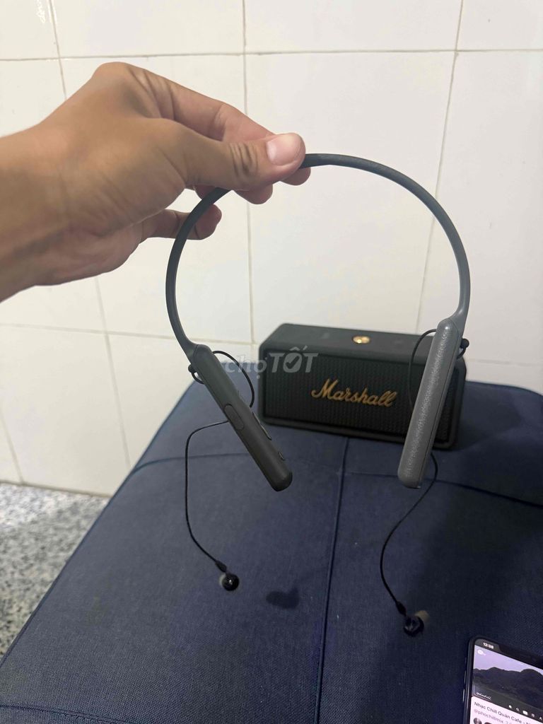 Tai nghe Bluetooth Sony WI-C400 Xám. Mua bán Tivi, Âm thanh tại Thị xã Bến Cát Bình Dương được đăng bởi yuki hình 1