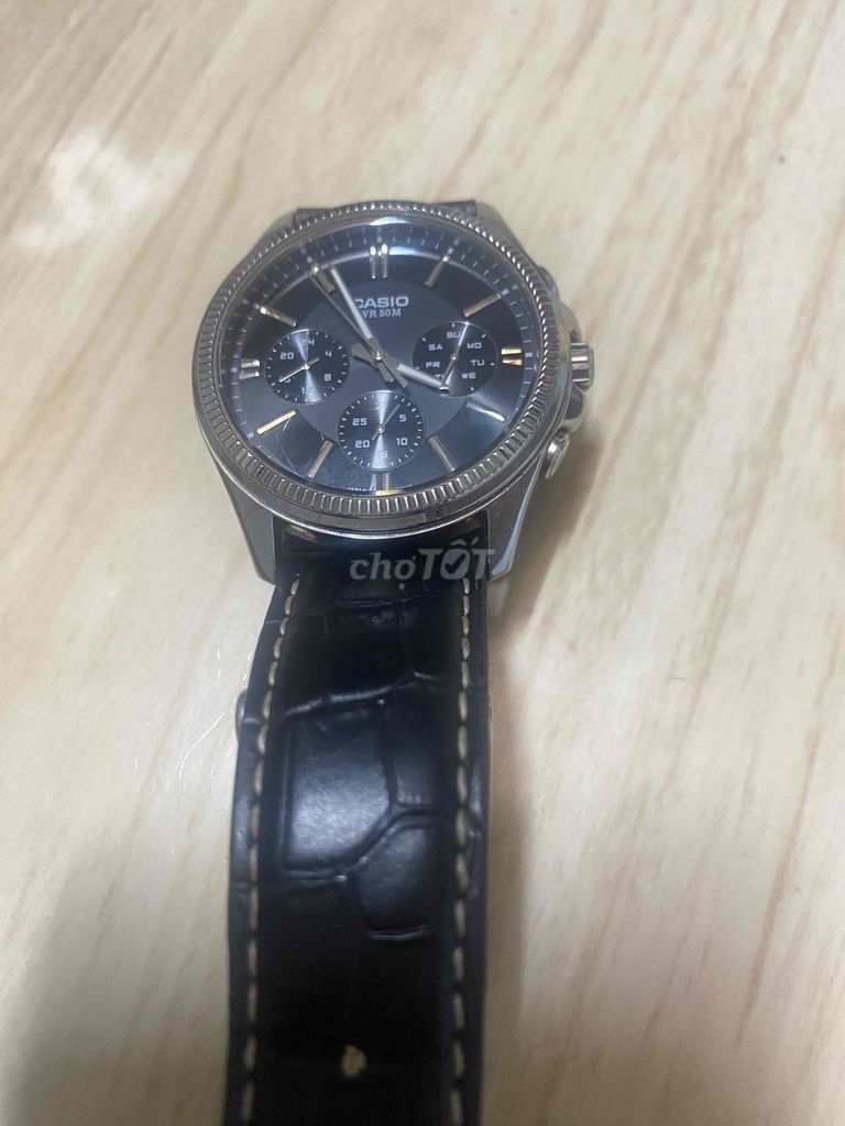 Đồng hồ Casio WR50M dây da Đen Nam. Mua bán Đồng hồ tại Huyện Xuyên Mộc Bà Rịa - Vũng Tàu được đăng bởi Phương hình 1