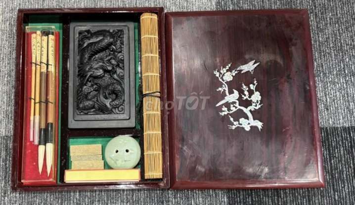 Bộ thư pháp Gỗ đá tre Rồng nhiều màu. Mua bán Sở thích khác tại Quận Cầu Giấy Hà Nội được đăng bởi Huyen Nguyen hình 1