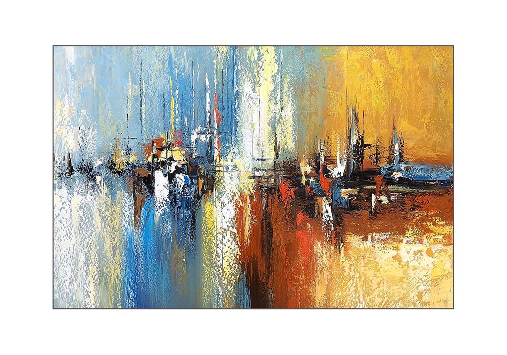 Tranh Sơn dầu vẽ tay, Trang trí Decor Nội thất