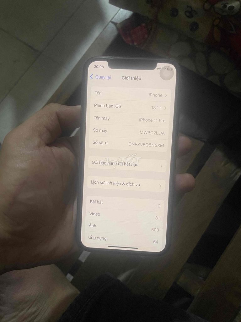 iPhone 11 Pro 64GB bán hoặc gl. Mua bán Điện thoại tại Huyện Hóc Môn Tp Hồ Chí Minh được đăng bởi phúc hình 1