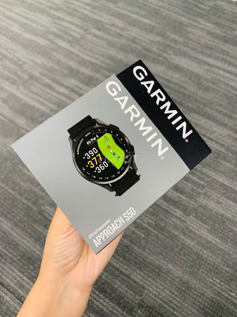 Garmin Approach S50 Đen Fullbox. BHH 24/06/2026. Mua bán Thiết bị đeo thông minh tại Quận 10 Tp Hồ Chí Minh được đăng bởi CỬA HÀNG FASTMOBILE CHUYÊN ĐỒNG HỒ GARMIN hình 1