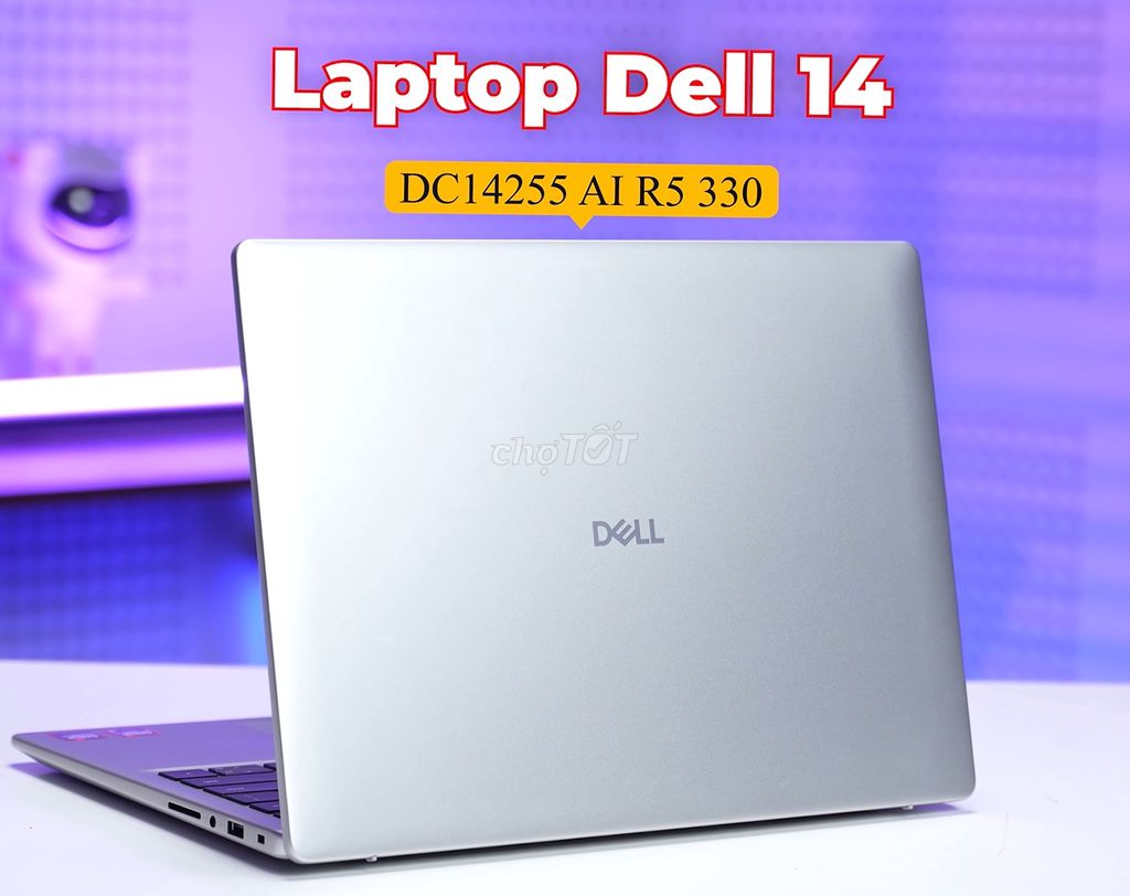 Dell 14 DC14255 AMD Ryzen AI 5  16GB/512GB Bạc. Mua bán Laptop tại Quận Gò Vấp Tp Hồ Chí Minh được đăng bởi TT Center Gò Vấp  hình 1