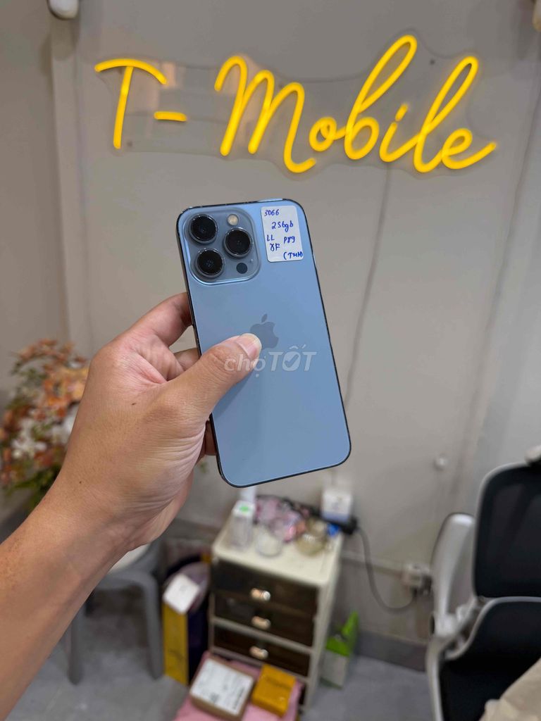 13 Pro 256Gb Quốc Tế zin full xanh blue film. Mua bán Điện thoại tại Quận Thanh Xuân Hà Nội được đăng bởi Ngô Tráng T Mobile hình 1