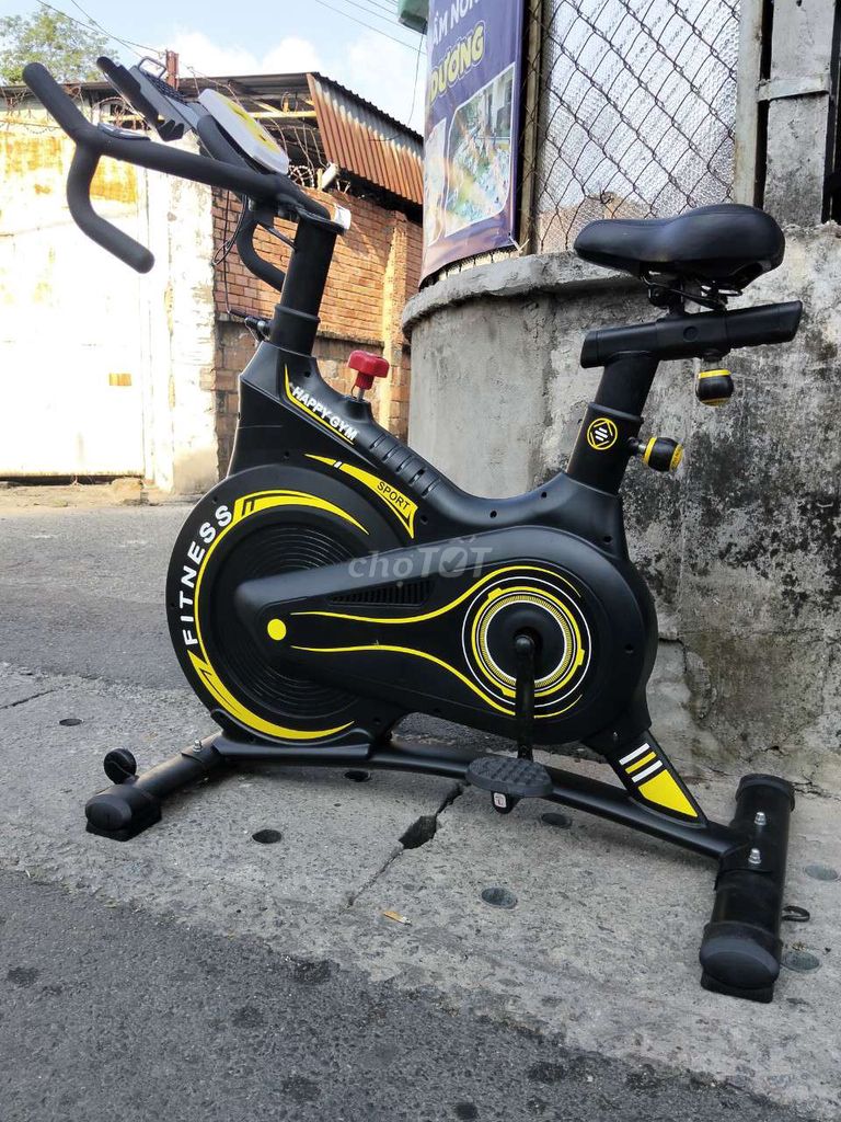 Xe đạp tập thể dục Happy Gym 508 Đen vàng. Mua bán Đồ thể thao, Dã ngoại tại Thành phố Thủ Dầu Một Bình Dương được đăng bởi Tran Duong hình 1