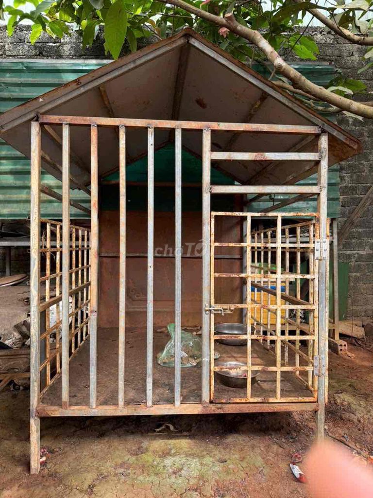 Chuồng chó kim loại 1m5x1m1. Mua bán Phụ kiện, Thức ăn, Dịch vụ tại Thành phố Pleiku Gia Lai được đăng bởi Tên chưa cung cấp hình 1