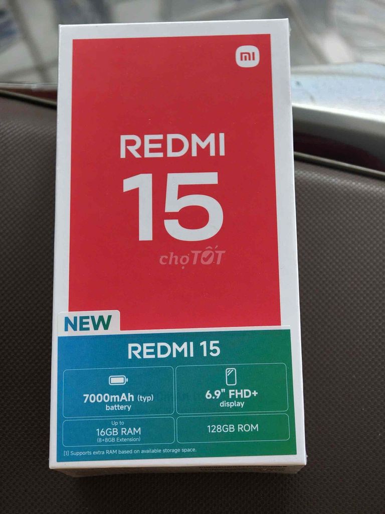 Xiaomi Redmi 15 RAM 8/128: MỚI 100% BH 18 THÁNG. Mua bán Điện thoại tại Quận Ninh Kiều Cần Thơ được đăng bởi ĐIỆN MÁY DUY KHANH hình 1