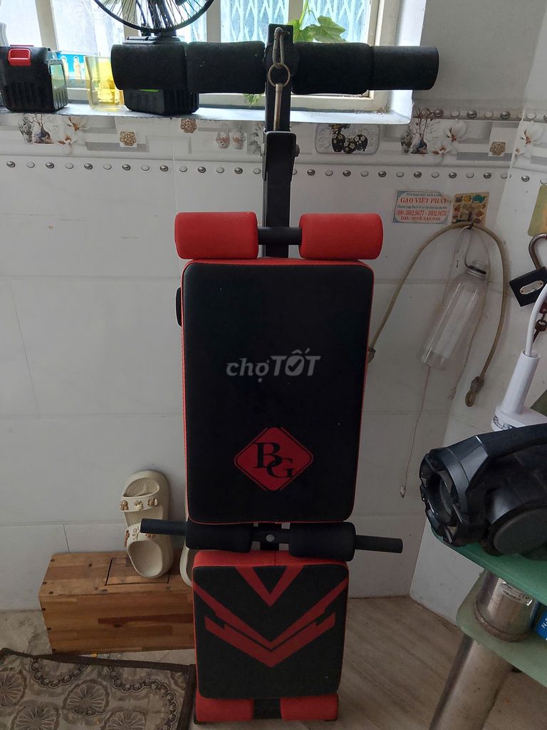Ghế tập bụng BG Đen, đỏ. Mua bán Đồ thể thao, Dã ngoại tại Quận 8 Tp Hồ Chí Minh được đăng bởi dung tran viet hình 1