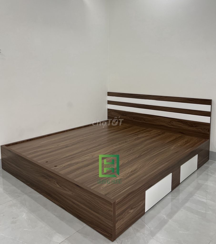 GIƯỜNG NGỦ GỖ MDF= GIƯỜNG NGỦ= GIƯỜNG MDF GIÁ RẺ. Mua bán Giường, chăn ga gối nệm tại Thành phố Thủ Đức Tp Hồ Chí Minh được đăng bởi Nội Thất Quang Hùng TD hình 1